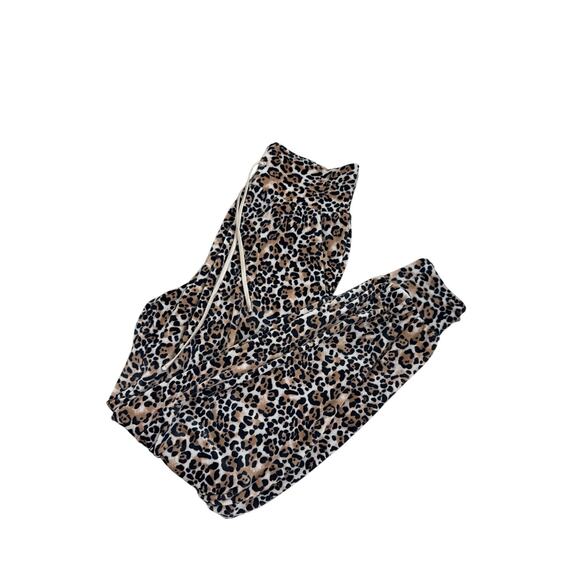 Victoria's Secret Velour Lounge Sweatpants Animal Print Jogger Size Women's XS - Picture 3 of 4